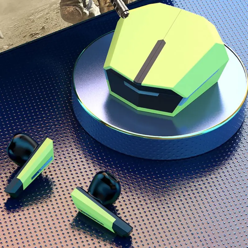 TWS Earbuds low latency Gaming earphone wireless headset Bluetooth headphone Cool Science fiction wind