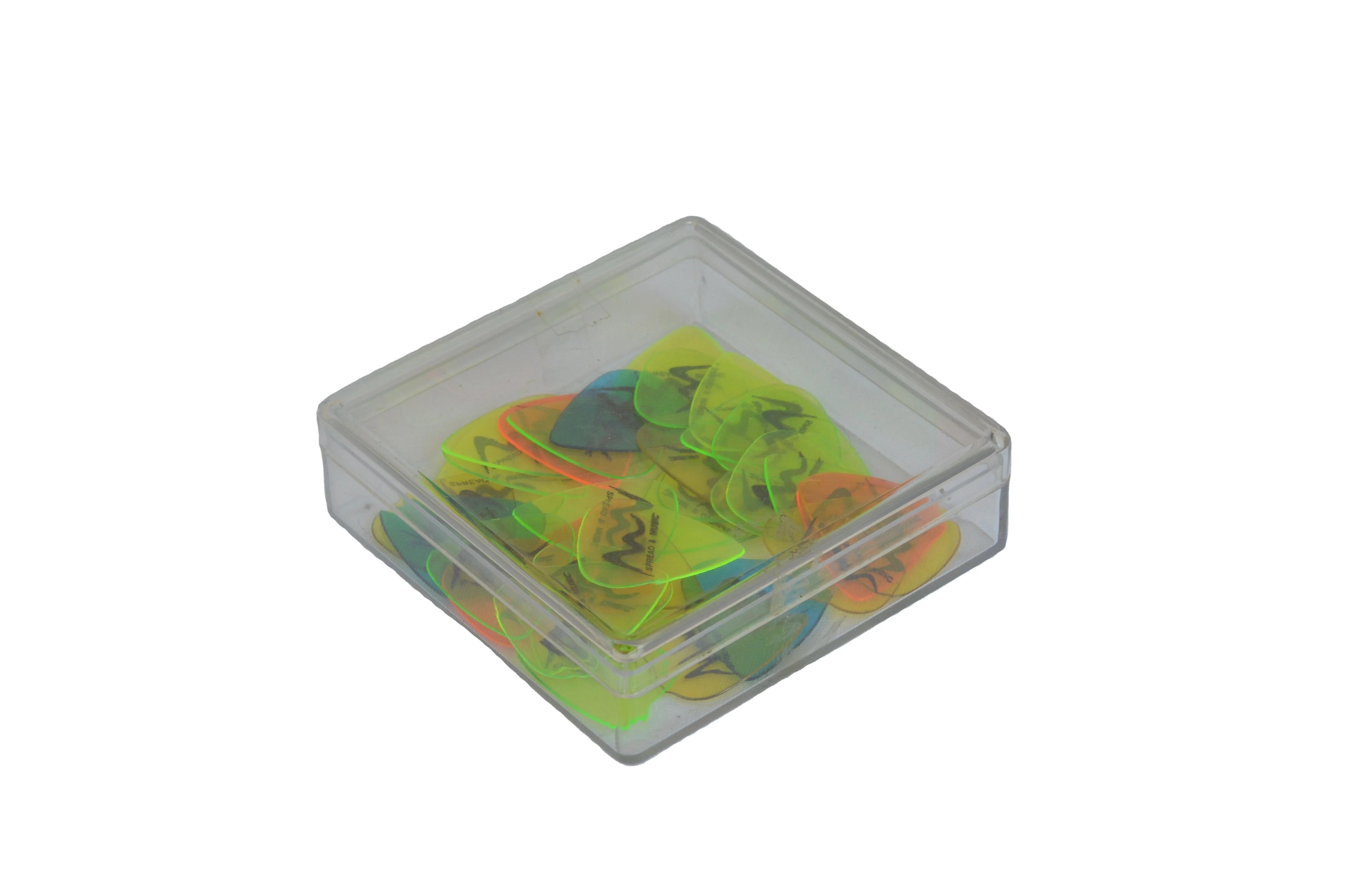 0.7mm transparent plastic guitar pick plectrum colorful guitar pick