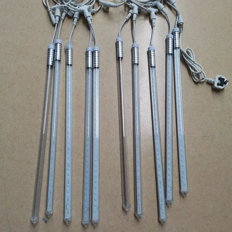 IP65 LED Meteor Shower Tree Decorative Light Outdoor Meteor Led Tube Lights Christmas 20 70 White Warm White Colorful 3w 30000