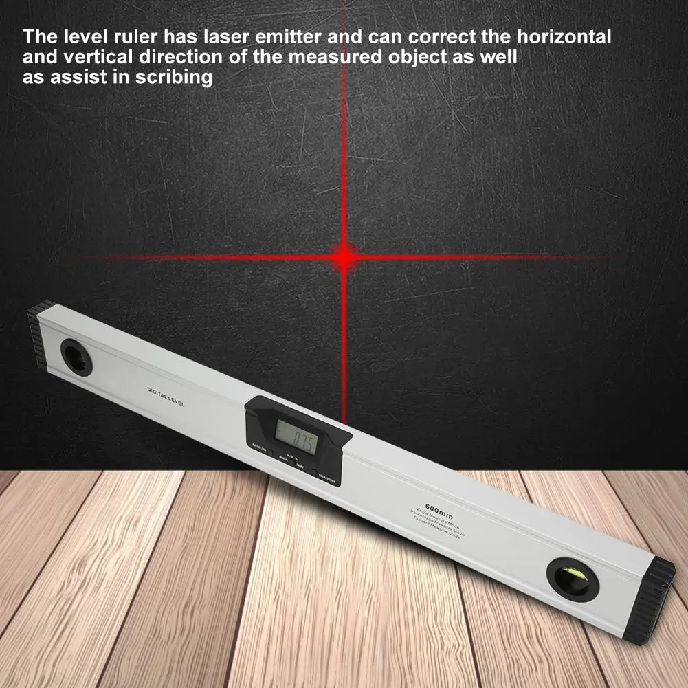 Angle Finder Digital Level Ruler Electronic Magnetic Tool Measuring Instrument Tool 4x90 LCD Backlight Levelness Measurement