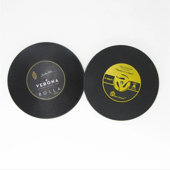 Хит продаж подставки для кружек из ПВХ резины с силиконовым нескользящим кольцом и напитков