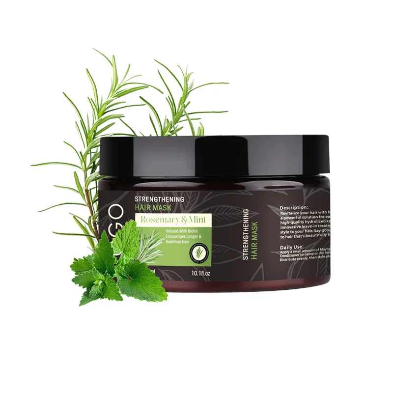 wholesale hair mask scalp repair deep conditioning keratin Rosemary hair mask for hair growth