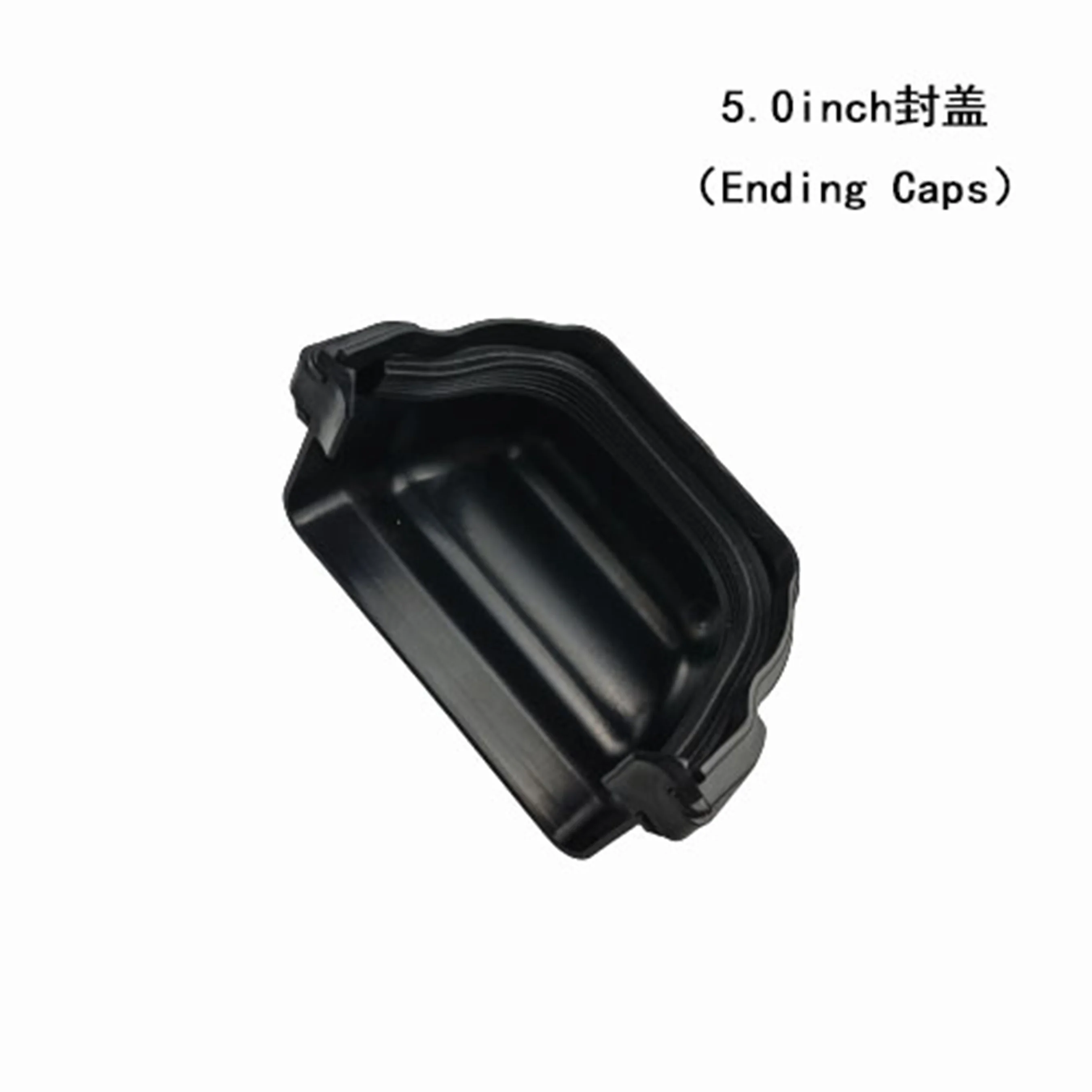Plastic Building Material PVC Gutter 5.0 Inch K-Style  PVC End Cap