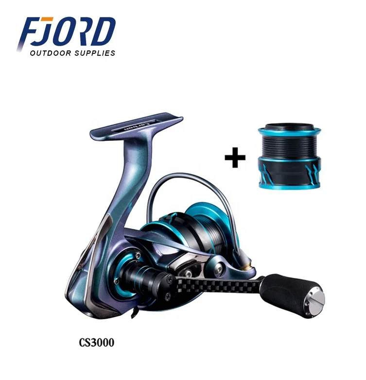 FJORD New Carbon Body Ultralight Spinning Reel 15 Drag Power Sea Fishing Reels with Double Cup and Handles Home Decoration 5 Pcs