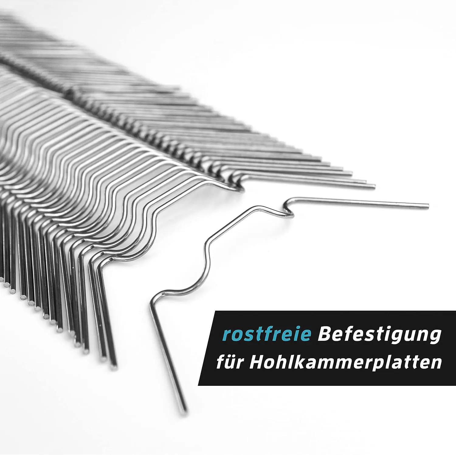 Custom Galvanized Steel W-Type Greenhouse Glass Pane Spring Wire Glazing Overlap Clips Fixing Clamps W-Type Fixing Tool