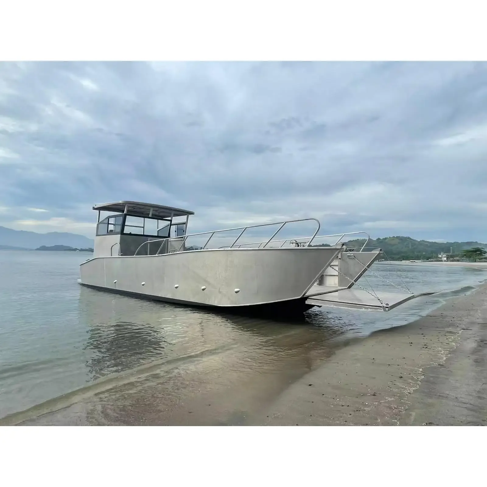 15m 50ft Transport Boat 15 to 50 tons Cargo Offshore Aluminum Landing Craft Barge