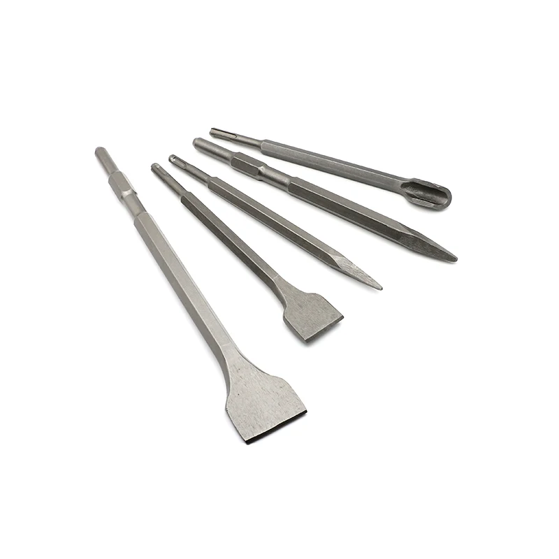 SDS Hex Shank Sandblasted Chisel Flat Chisel for Concrete Mansory Brick Wall