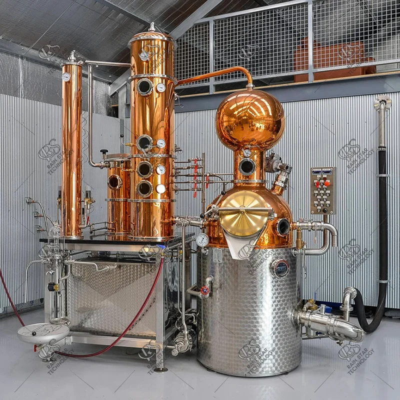 Top grade short path distillation system for crude oil fractional distillation