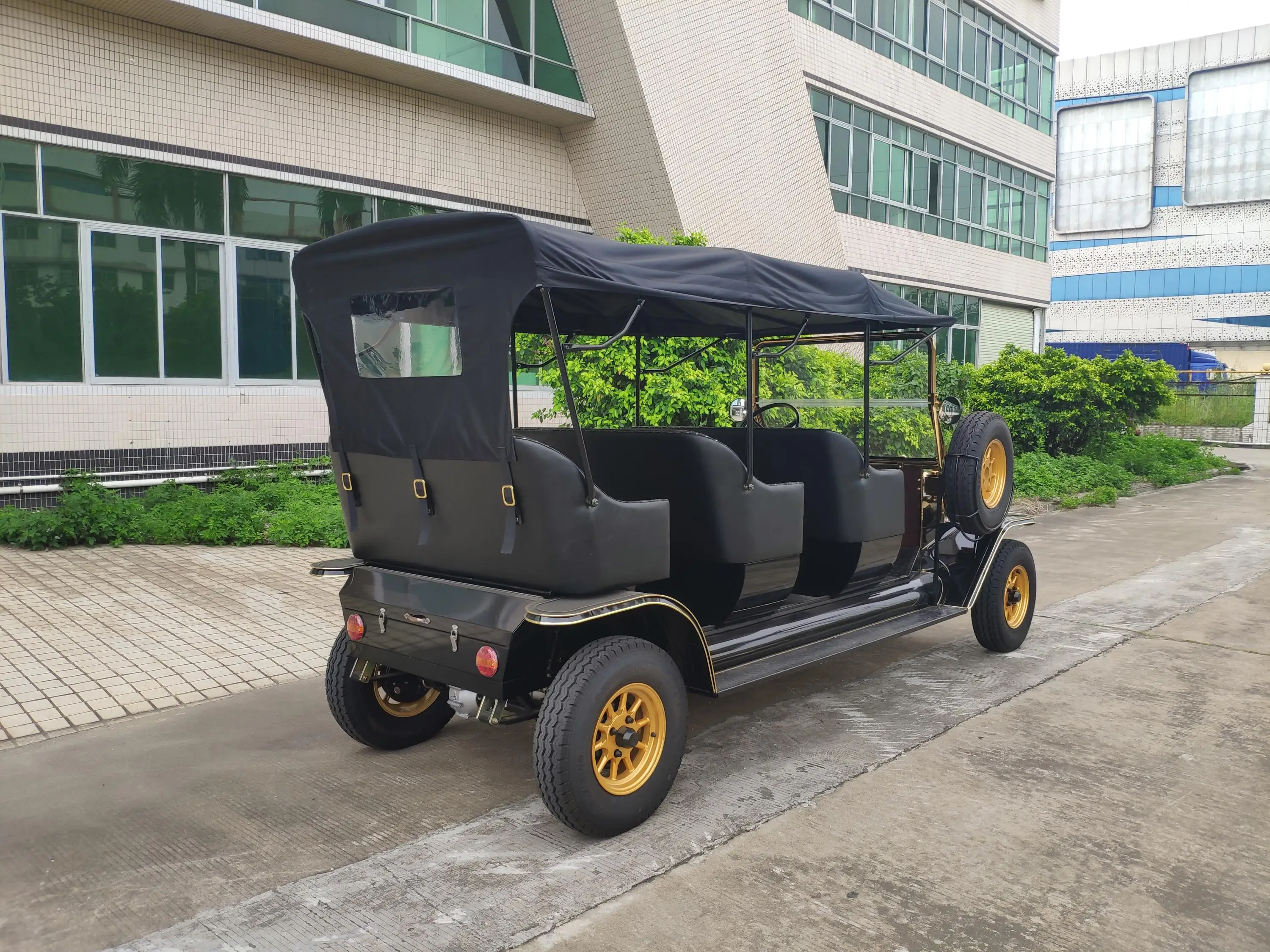 RARIRO Vintage Electric Golf Cart from Chinese Factory Economical Powered Sightseeing Bus & Car
