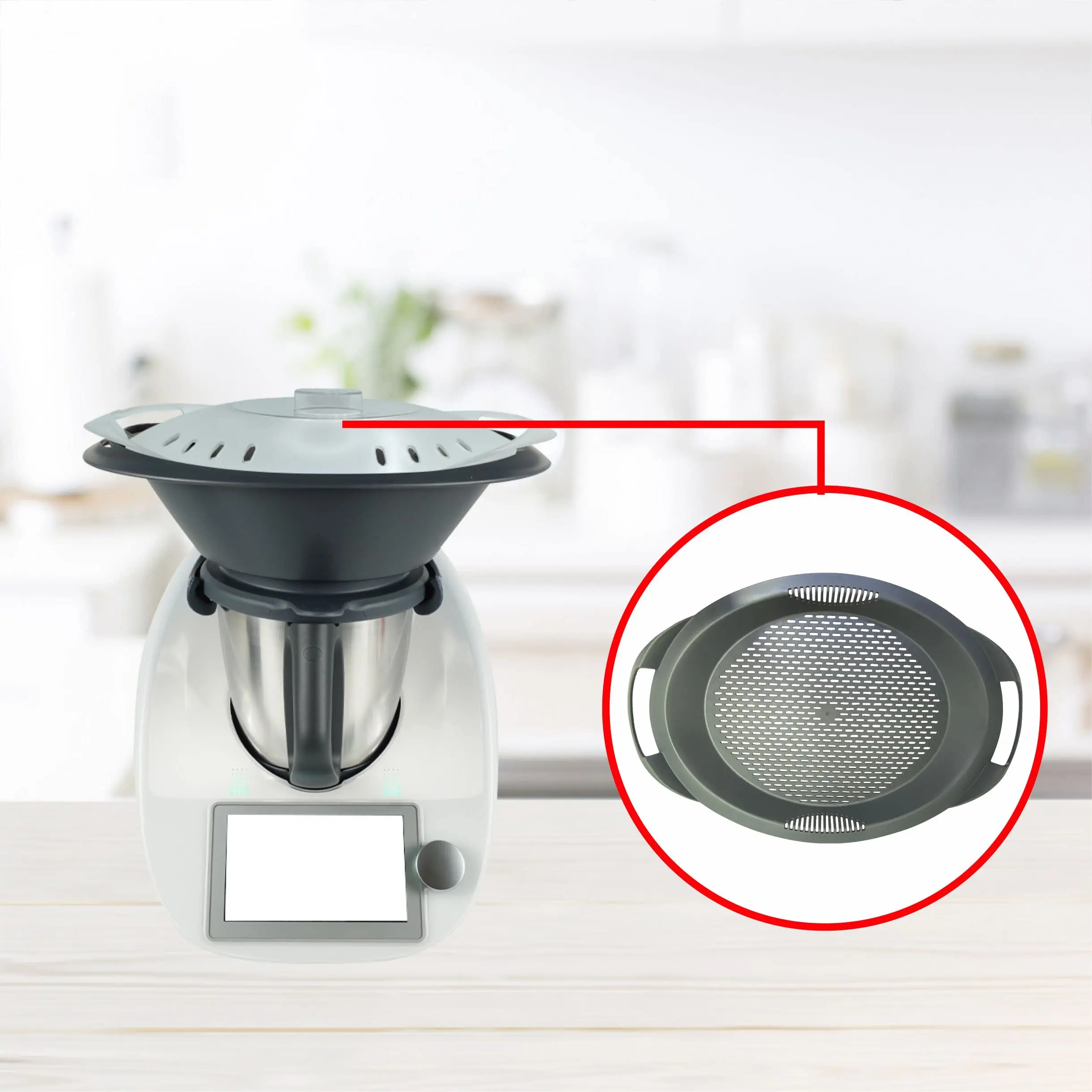 Kitchen Processor Accessories of Varome Tray Replacement for Vorwerk Thermomixer TM5 Blender Parts