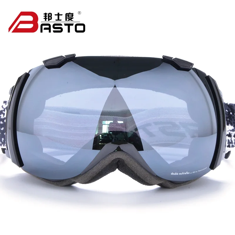 Best Selling Custom Magnetic Anti-fog Oem  Uv400 Protection Snowboard Ski goggles