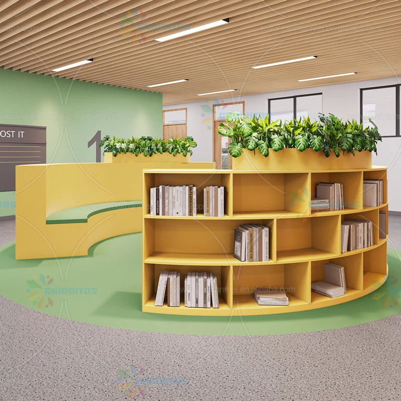 Chiquitos Sofa With Bookshelf Innovative Creative Library Book Shelf Bookcase For Kids Library Bookshop Plywood Round Book Shelf