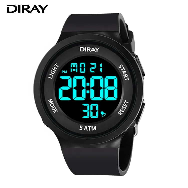 Мужские водонепроницаемые цифровые часы