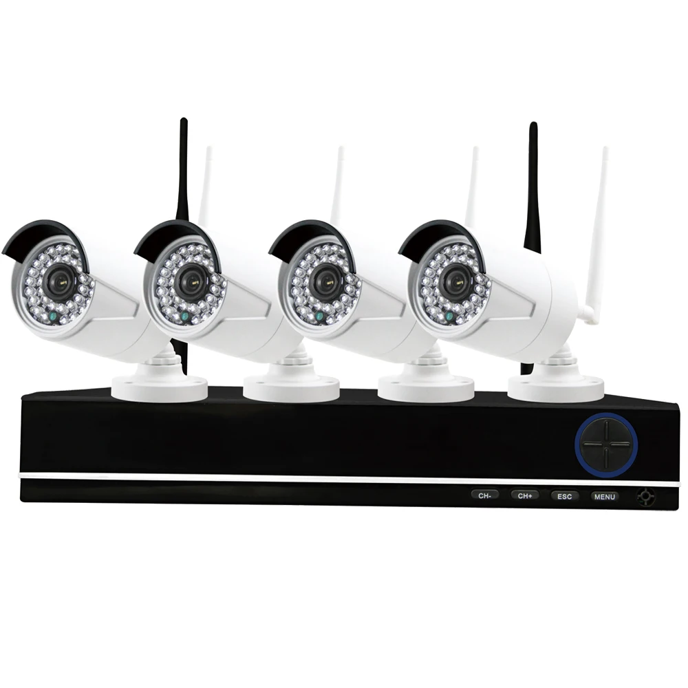 Wholesale Cheap Price Full HD 1080P 4CH Wired AHD DVR Kit with Night Vision Waterproof CCTV Camera System