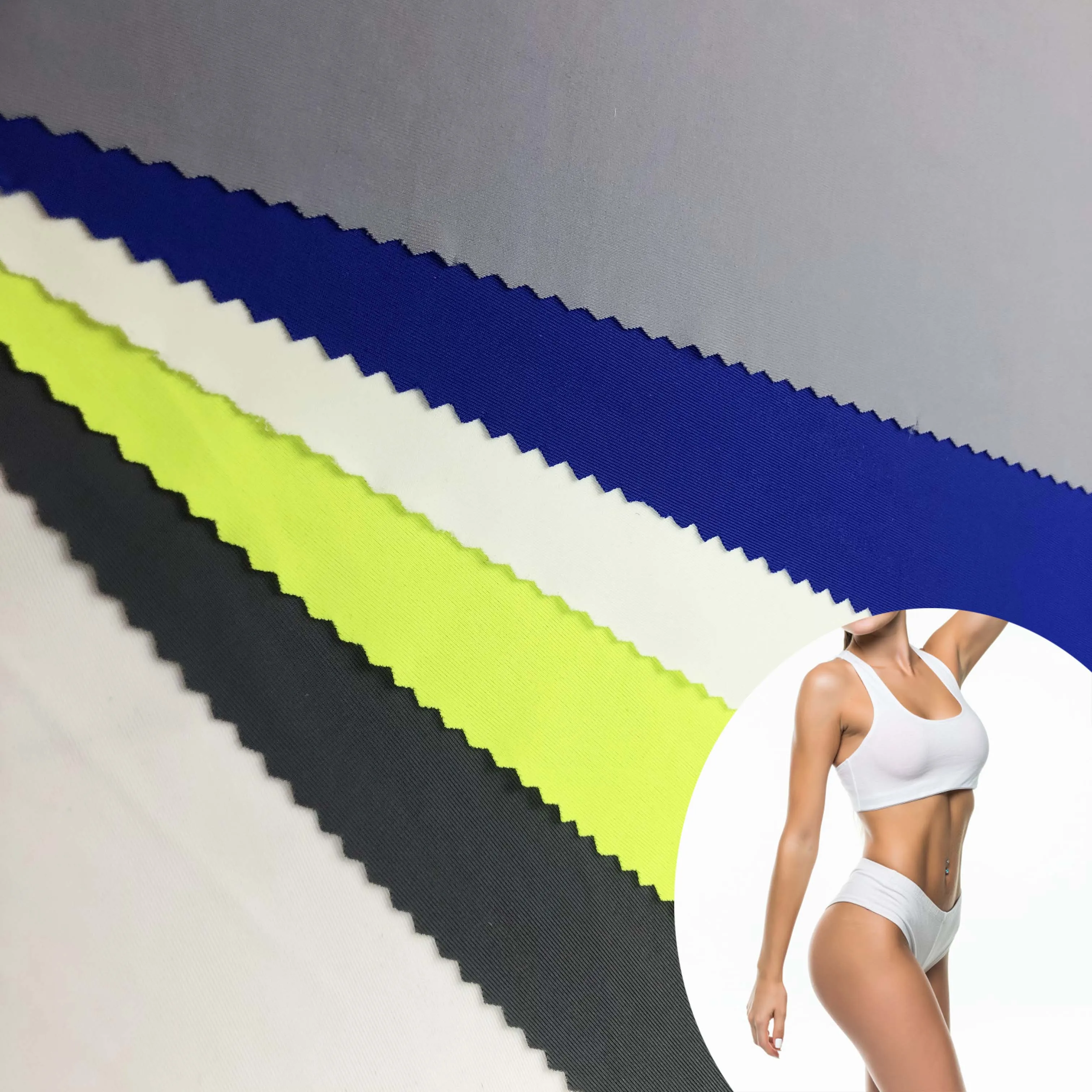 meryl micro polyamide spandex textile 4 way stretch fabric