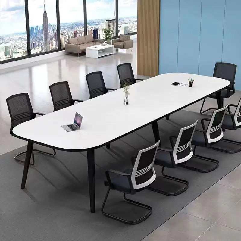 Simple modern conference tables and chairs combination small conference room table oval long table