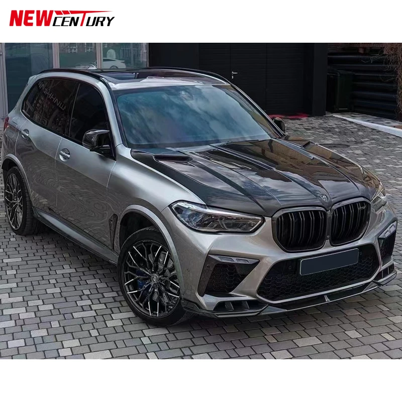 Suitable for BMW X5 G05 F95 hood replacement, carbon fiber style opening