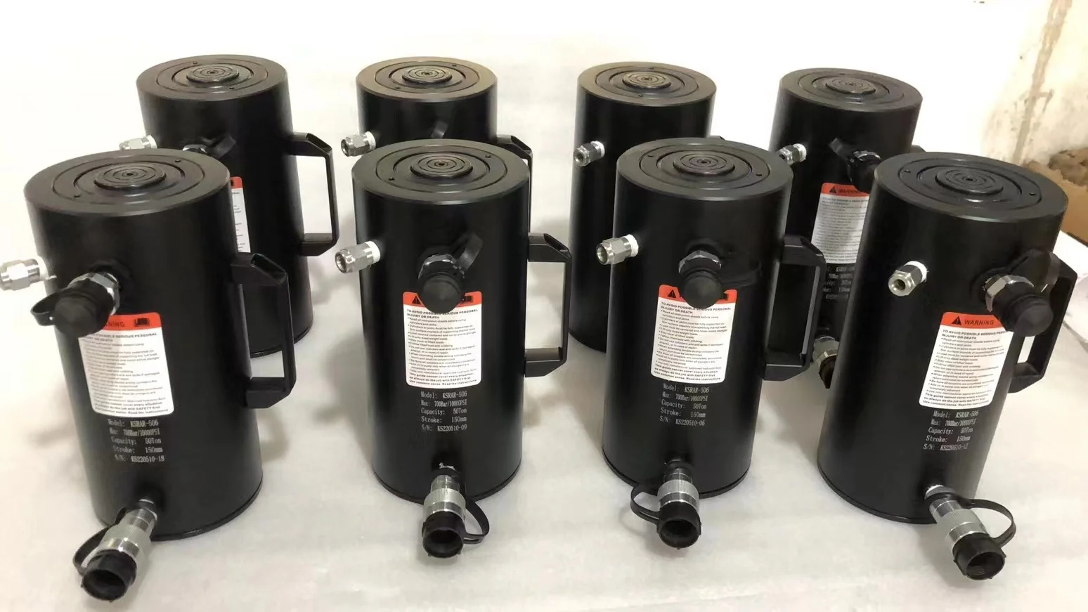 RAR1006 Enerpac equivalent 100 ton double acting aluminum hydraulic oil jack cylinder