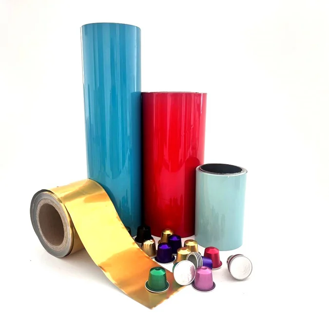 Hanlin Top Quality Empty plastic Coffee Capsule Made by Food Grade Aluminum Foil Laminated Paper