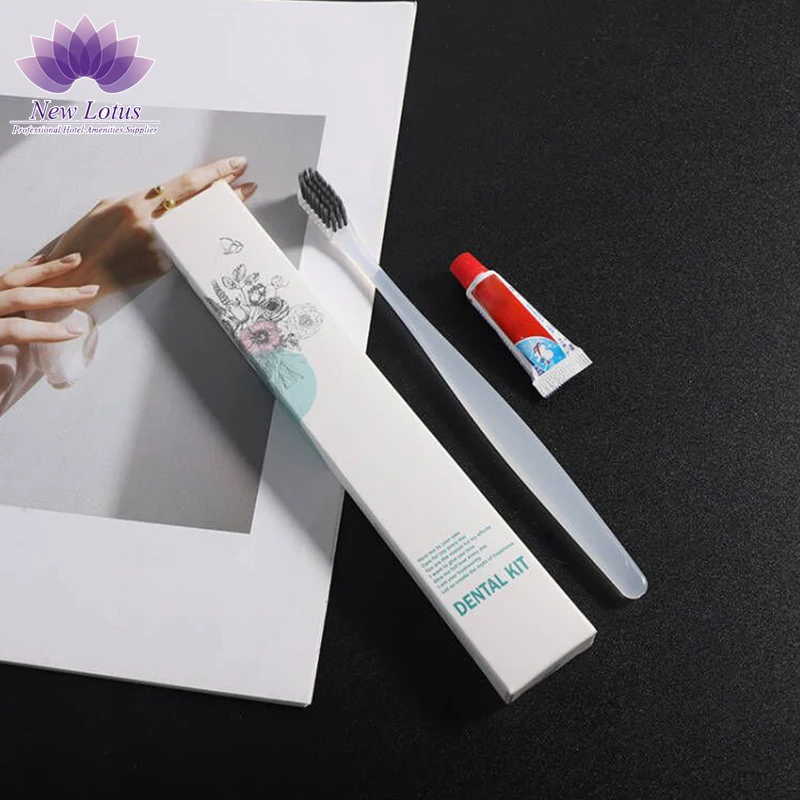 Disposable Hotel Amenities Dental Kit Hotel Toothbrush With Toothpaste for Hotels