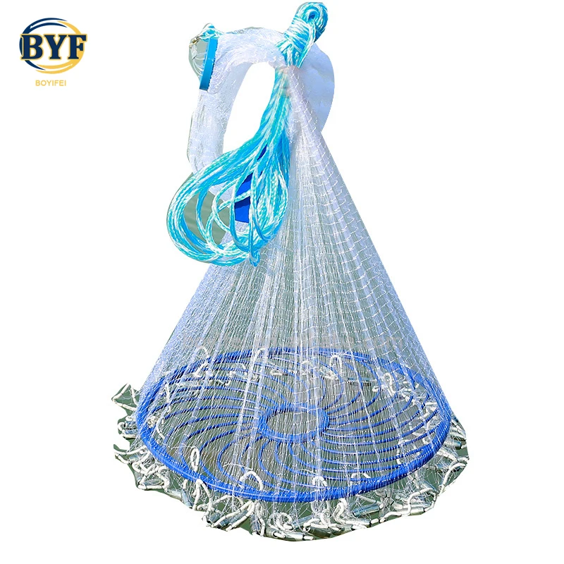 Fly Hand Throwing Cast fishing net china Throw Catch drawstring buy nylon fishing net