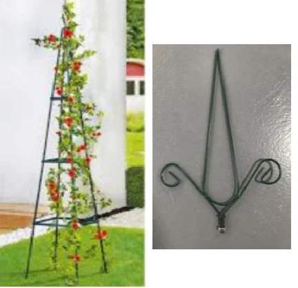 HANGZHOU L&Y Factory garden metal obelisk trellis for climbing plant and vines flowers support
