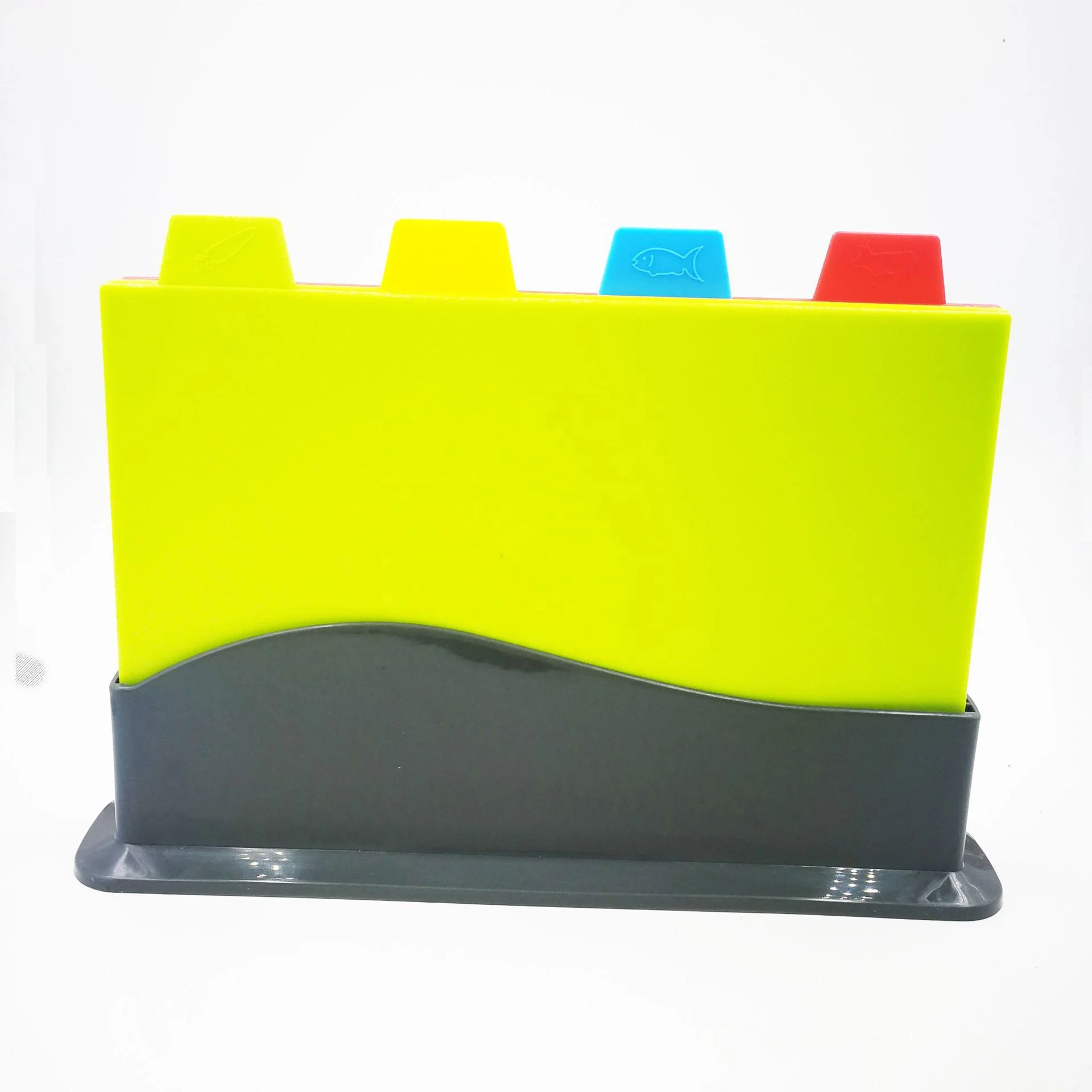 Wholesale Chopping Board with Stand Dishwasher Safe Index Color-Coded Cutting Boards Set