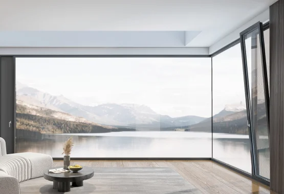 Factory smart wholesale broken bridge aluminum doors and windows Casement Windows