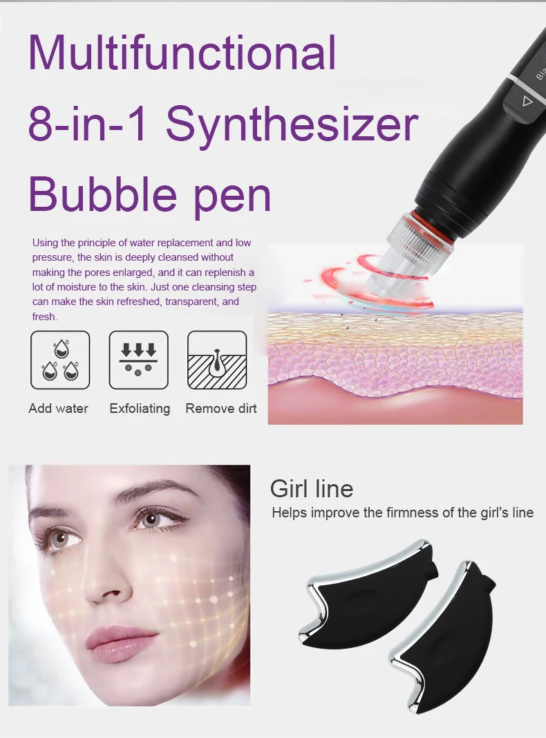 New Product Beauty Salon Skin And Eye Management Comprehensive Cleaning Black Pearl Skin Beauty Apparatus