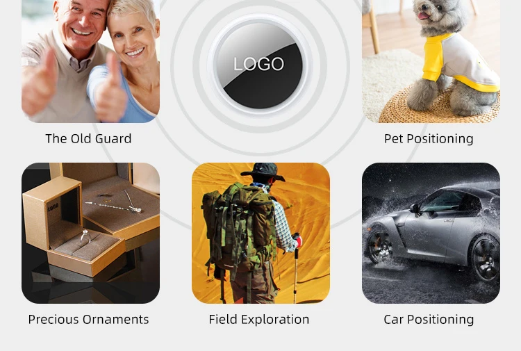 Wholesale Anti Lose Air Tag Small GPS Tracker Car Bike Mobile Locator Tracker Airtag Tracking Appling Device Keychain Finder