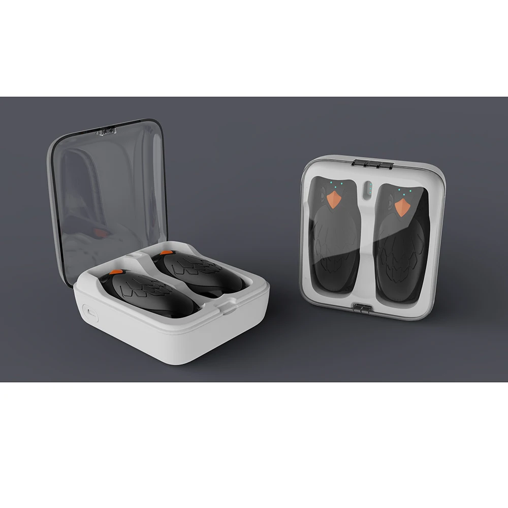 2Pcs Hand Warmers Portable Heater with Digital Screen 5000 MAH USB Rechargeable Reusable Handwarmer Magnetic Electric Handwarmer