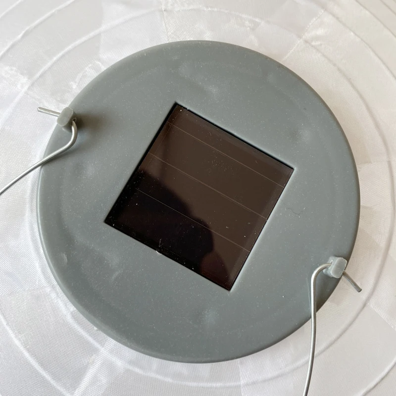 
Wholesale with switch solar nylon cloth lantern lights 