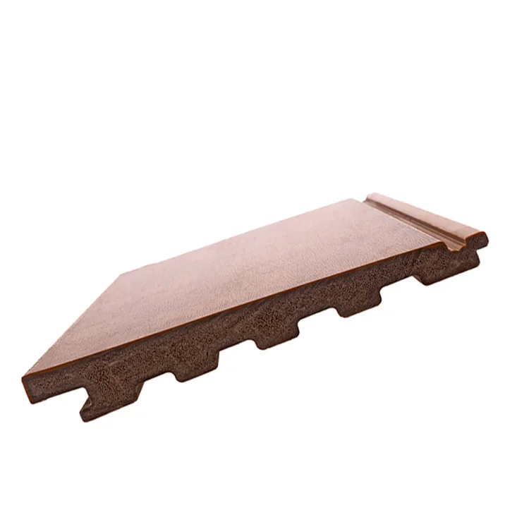 Environmental Friendly Solid inclined cladding panel pvc/wpc