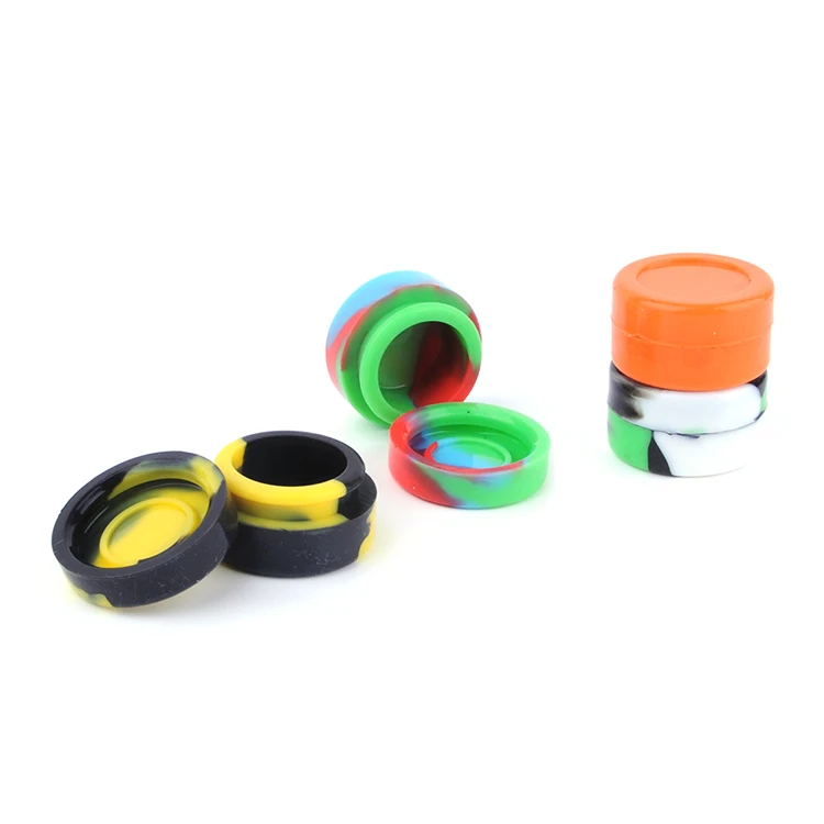 2ML 3ML 5ML 7ML Silicone Container Storage Wax Jar Concentrate Jar with Lid