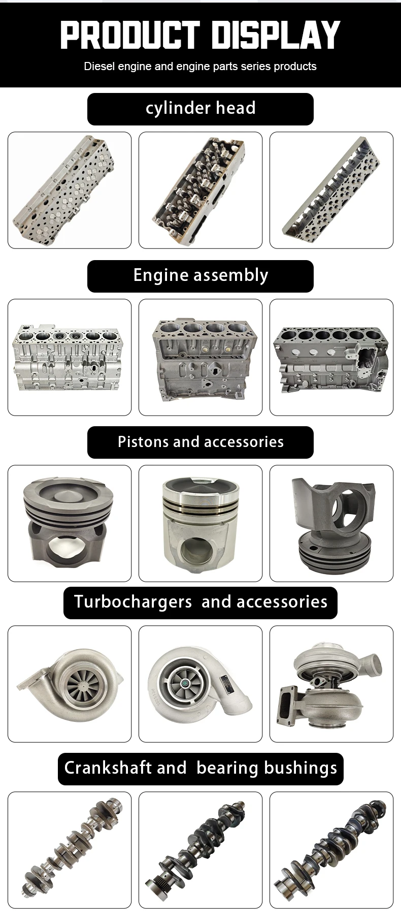 ISX QSX X15 truck engine parts connecting rod bearing 2882087 3686435 3686436 conrod bearing kit for Cummins engine