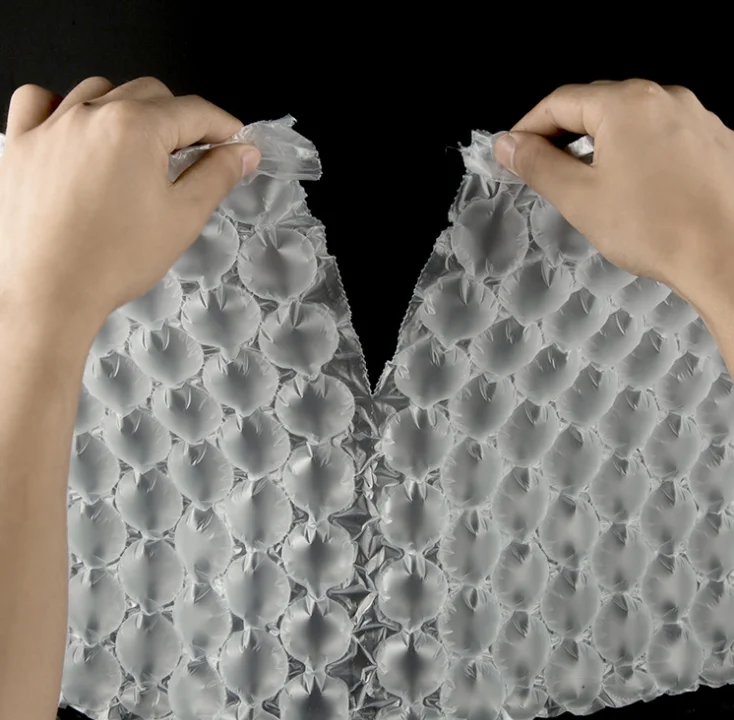 Air Column Wrap Roll Inflatable Air Filled Bags Packaging Film Bubble Cushion Wrap Air Column Roll