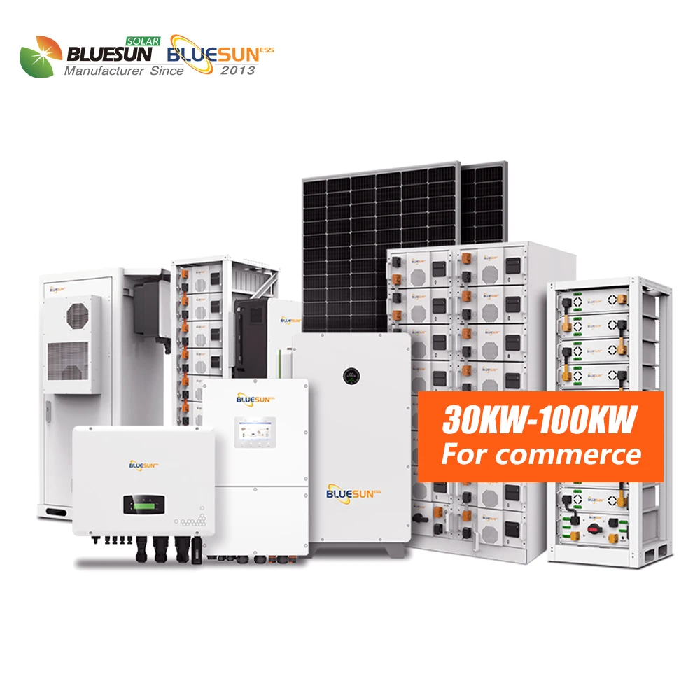 Bluesun Hybrid Solar Energy System 5Kw 10Kw 15Kw 20Kw 30Kw Complete Off Grid Solar Energy Storage Power Systems For Home