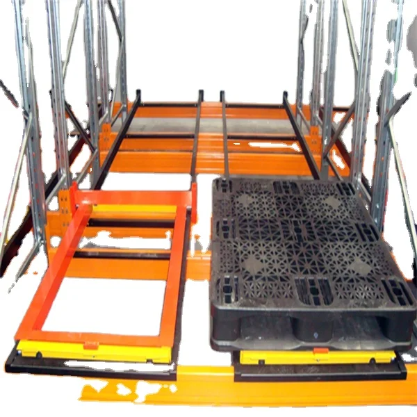 Gravity flow Industry warehouse  cold room push back racking system