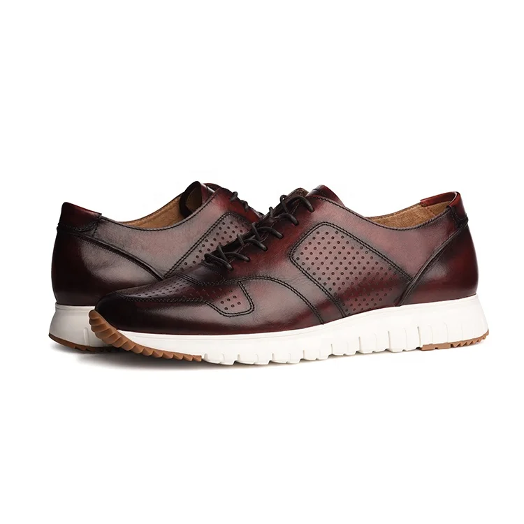 
 Новый дизайн на заказ, Мужская Спортивная кожаная обувь, повседневные кроссовки от производителя, Мужская обувь из натуральной кожи, кроссовки  