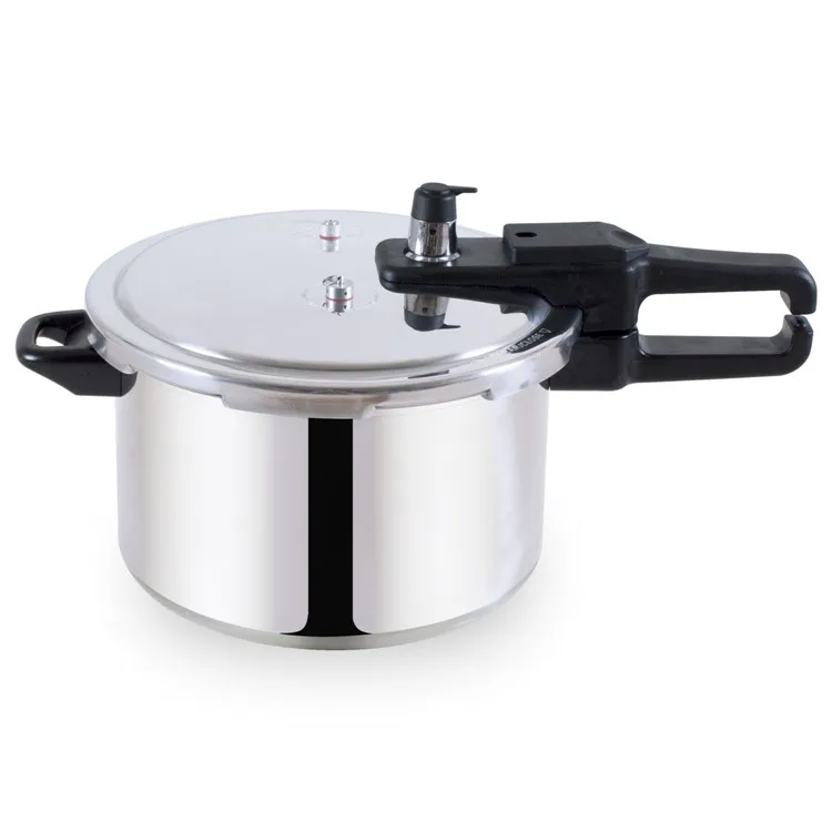 Aluminum pressure cooker with composite bottom