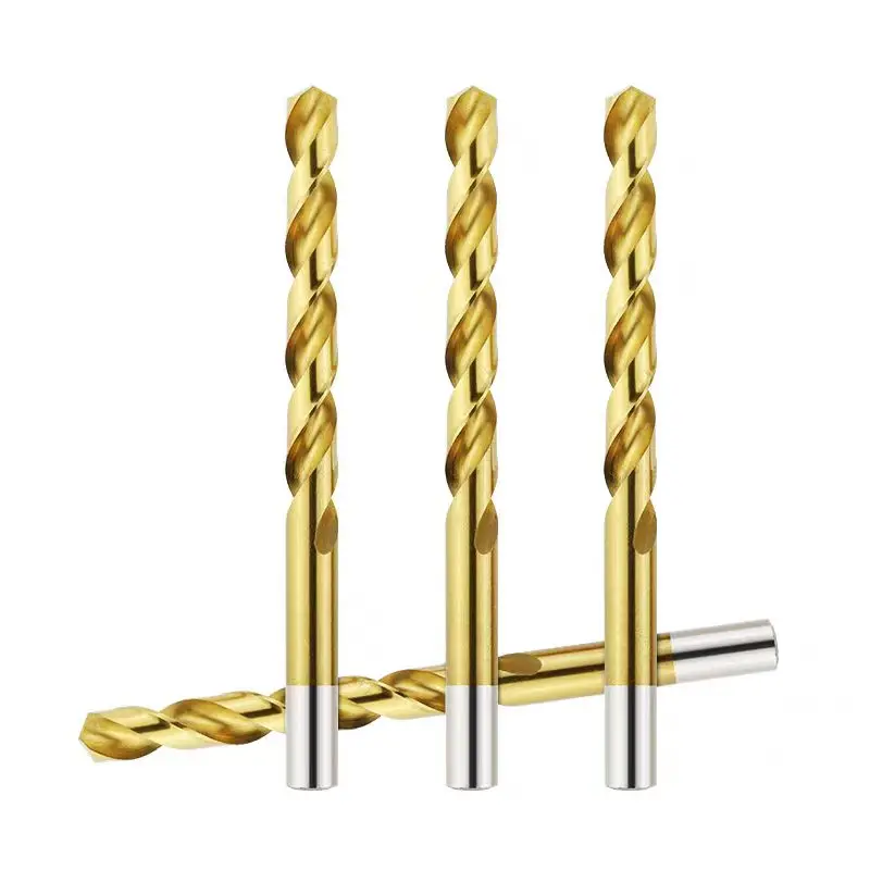 M42 high cobalt twist drill bit, high hardness, 8% cobalt, titanium-plated 304 stainless steel special drill bit