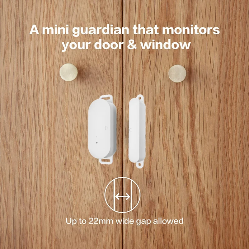 Smart Mini EU Sockets paired with Wireless Door opening Sensor Window Sensors RF Control Home Save energy System No Hub Required