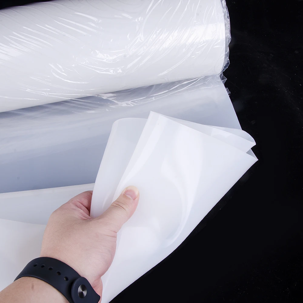 Wearing resistance transparent non-toxic silicone  rubber sheet for industrial machine