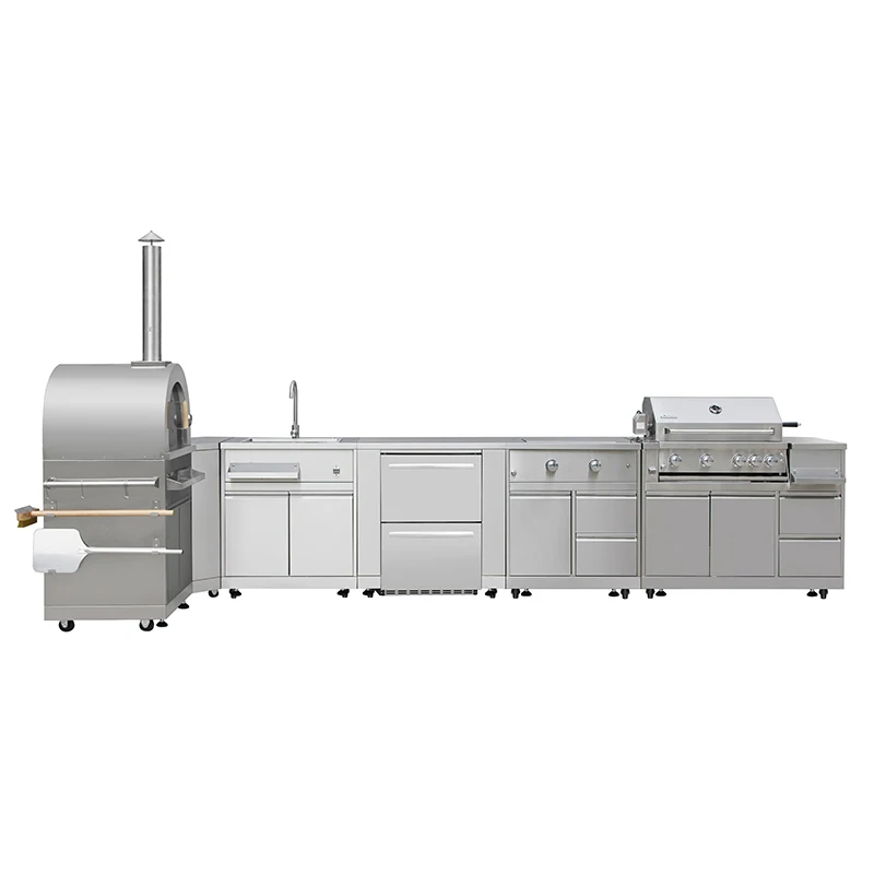 Stainless Steel freely combined BBQ Gas Grill Propane Islands