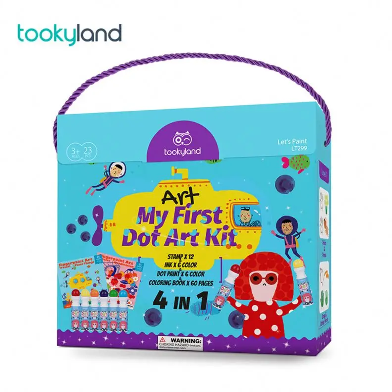 2024, Новый Лидер продаж, акварельная печать в горошек, художественная краска для пальцев, картина для творчества, книга, художественный развивающий подарок для детей дошкольного возраста