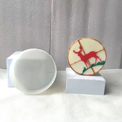 SA1013 Home Decoration DIY Resin Crafts Casting Epoxy Resin Candles Molds Luxury Brand Logo Aromatherapy Silicone Candle Mold