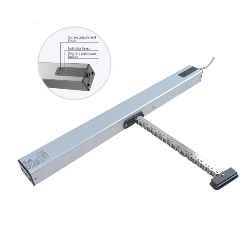 Smart Home Wifi Control Electric Automatic Hidden Window Motor Electric Chain Window Actuator with Remote Control for Skylig