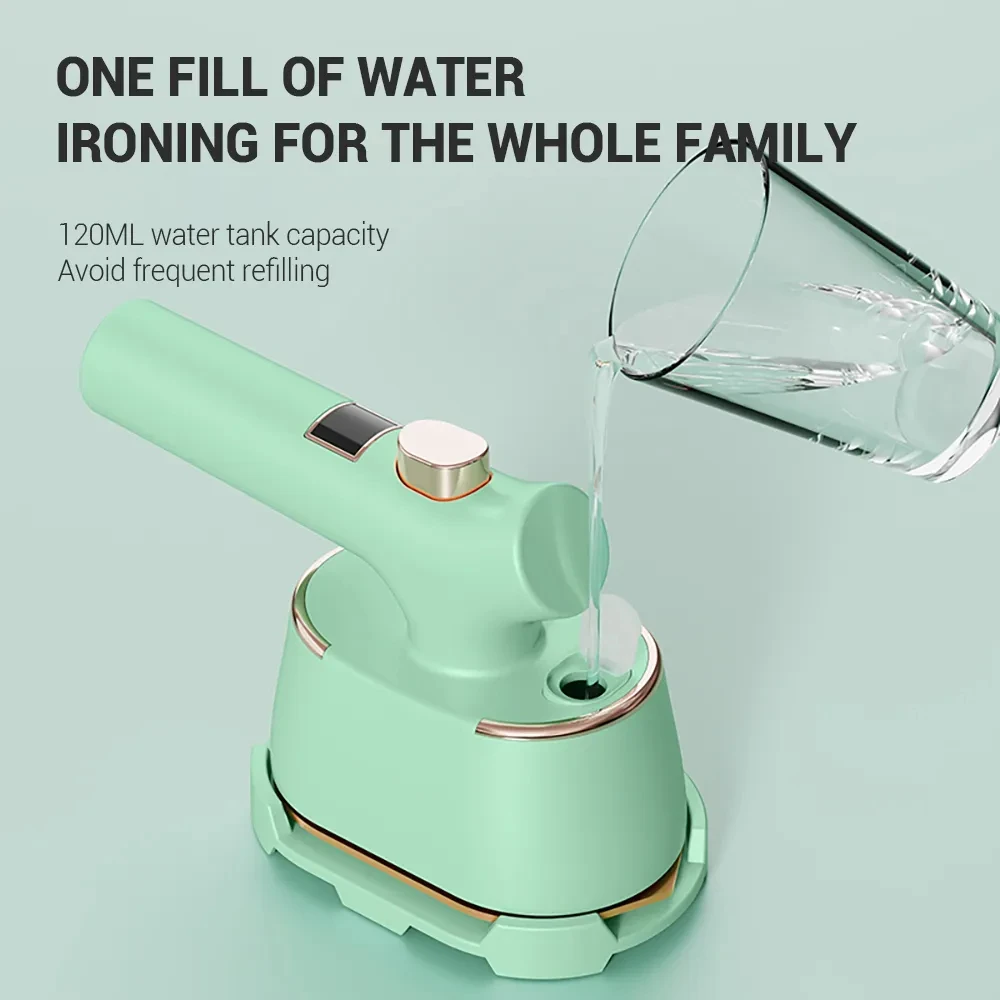 Hot Sale Portable Dry Iron Clothes Steamer Mini Ceramic Soleplate Steam Iron for Home Travel Hotel Sewing Steam Iron for Laundry