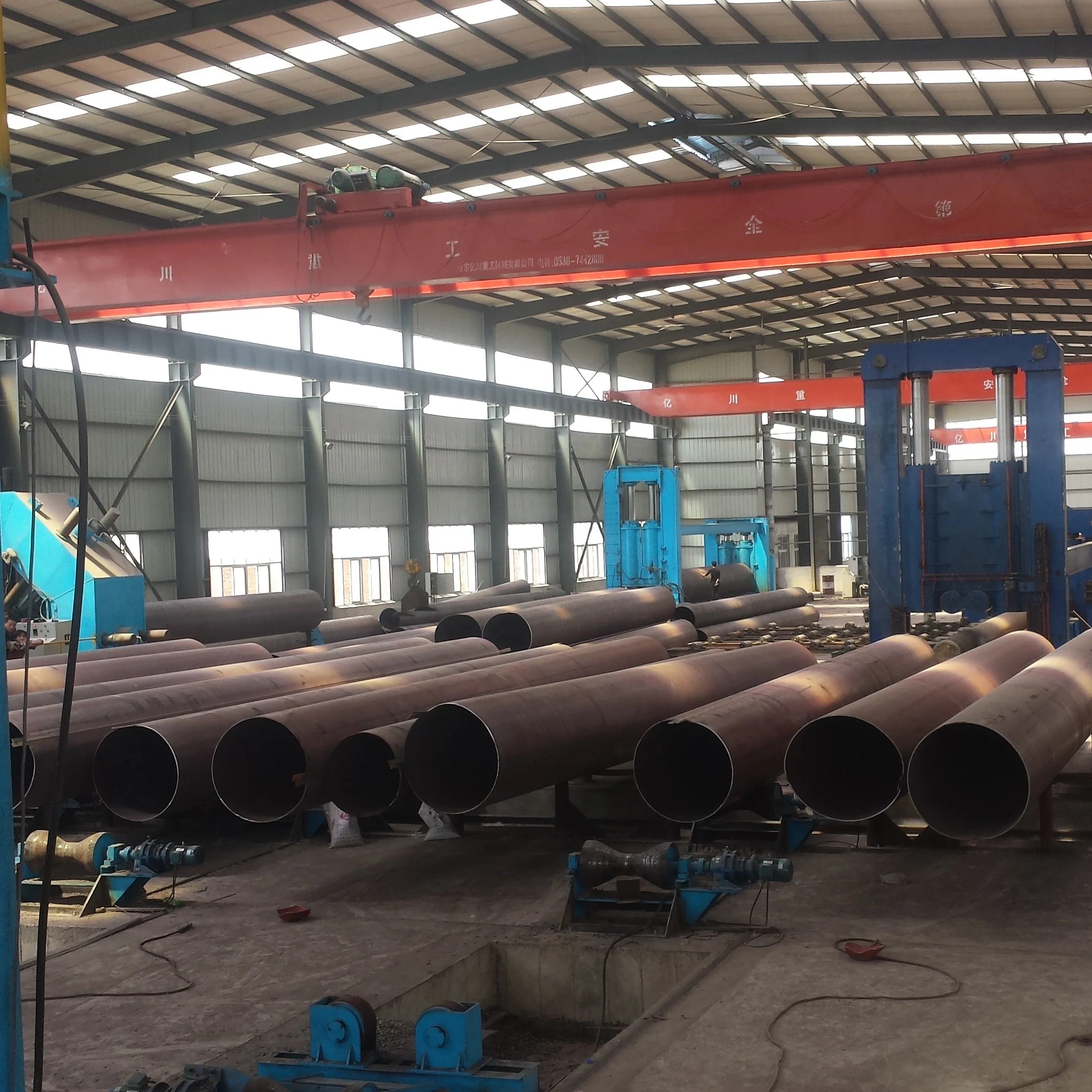 
CSW11GNC-30X12000 12mtr oil and gas transmission pipe rolling machine 