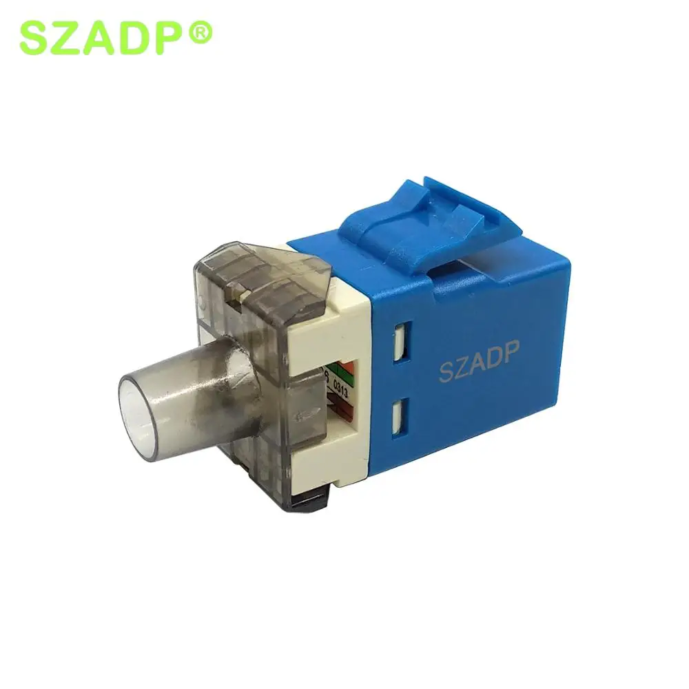  Модульный сетевой разъем RJ45 180 градусов Cat6a Cat6 Jack cat5e